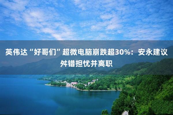 英伟达“好哥们”超微电脑崩跌超30%：安永建议舛错担忧并离职